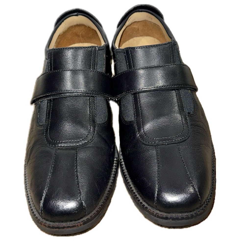 👞💼 COLE HAAN Grand.OS Grip Strap Oxford l Black Leather Dress Shoes l Men’s 10M
